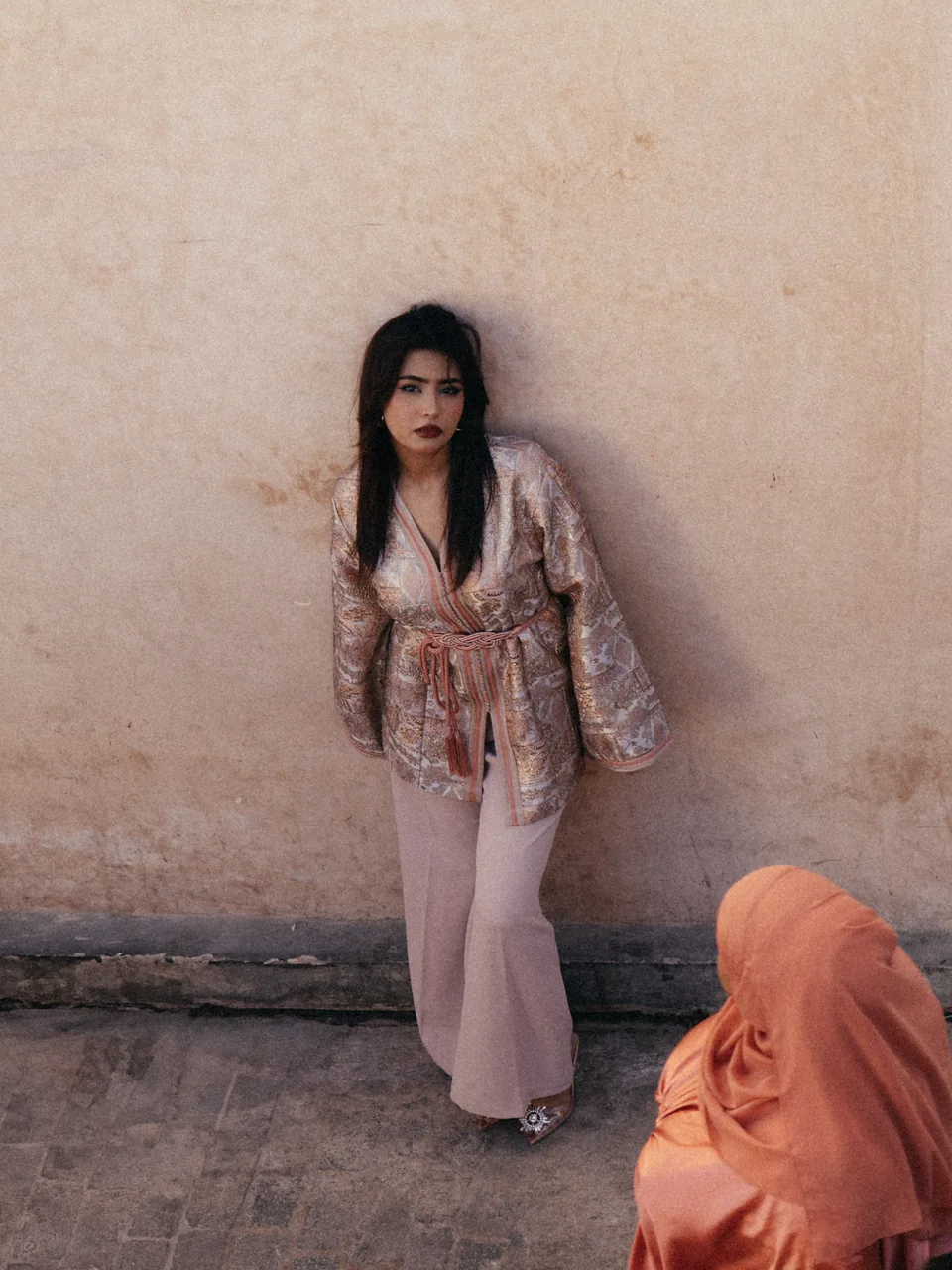 Full length Maison Radieuse editorial portrait
